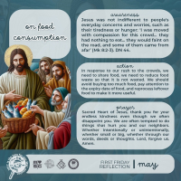 Chevalier Family,  Justice and Peace Poster, May 2025, First Friday